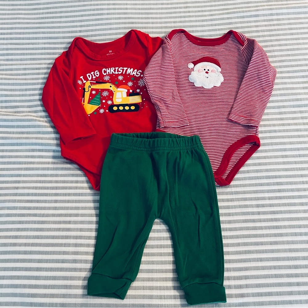 Baby Boy Christmas Bundle - 6/9 months